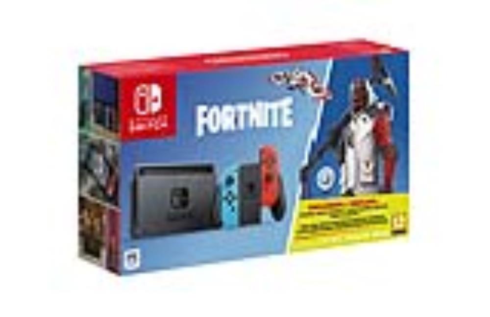 NINTENDO Nintendo Switch console blu e giallo + Fortnite Edition bundle